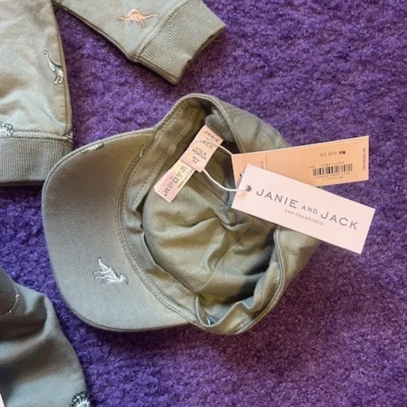 Janie and Jack - Boys Dinosaur set - NWT - 3-6 months - Picture 5 of 8